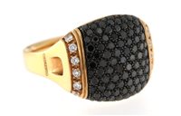 Ring Chimento Woman in Rose Gold Diamante Black 1A05250BN614